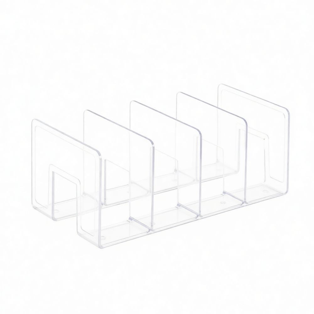 Acrylic Desk Organizer Transpa - Clear Acrylic Book Stand Holder ulasan dan harga