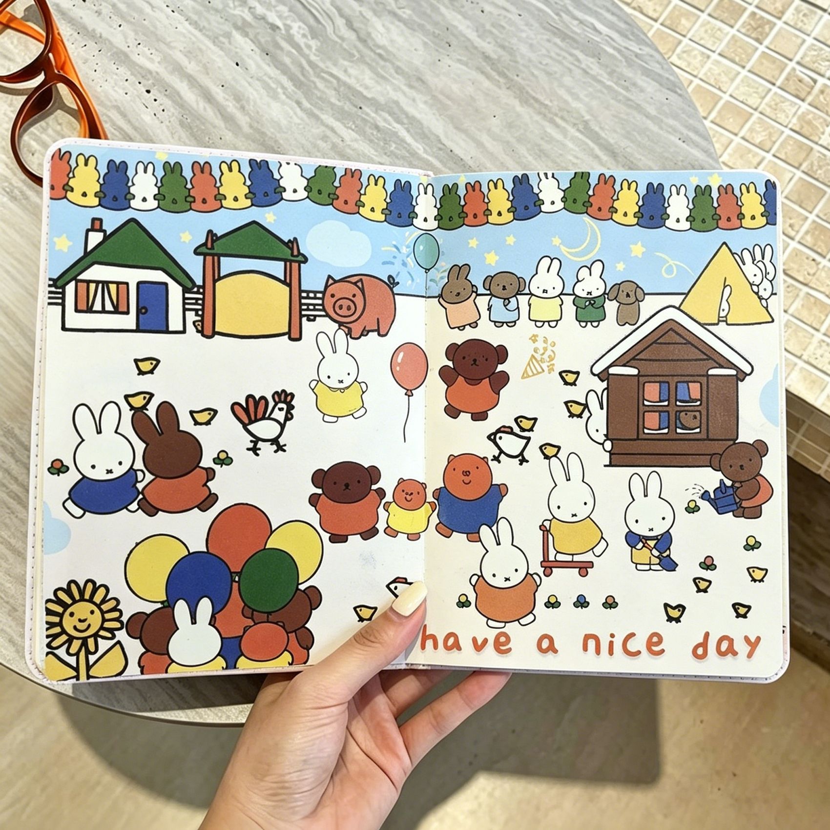 Cute Kawaii Miffy B6 Cartoon I - Stationery Books ulasan dan harga