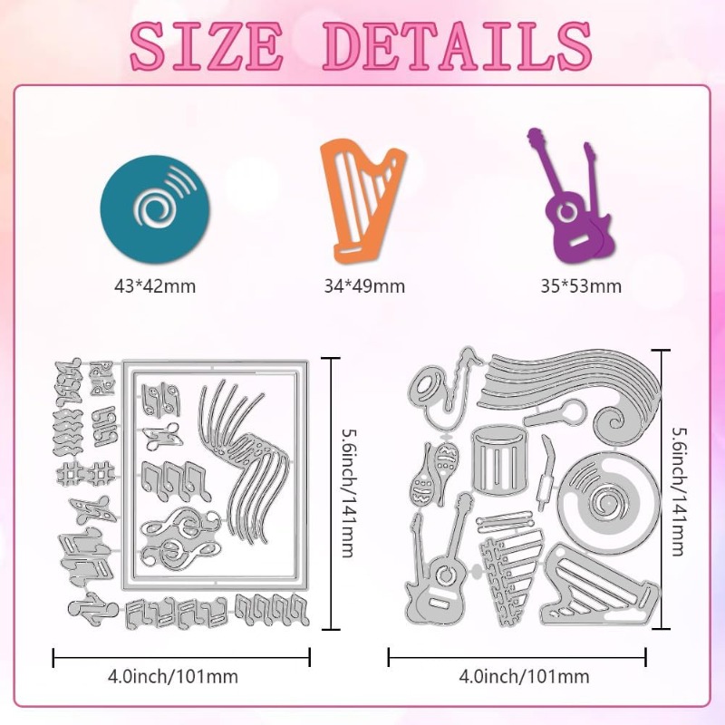 2pcs 27 Styles Musical Note Cu - Blank Sheet Music Notebook ulasan dan harga