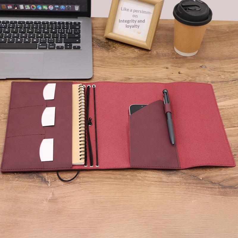 (Ce14)Refillable Notebook Orga - Vintage Leather Journal Notebook ulasan dan harga